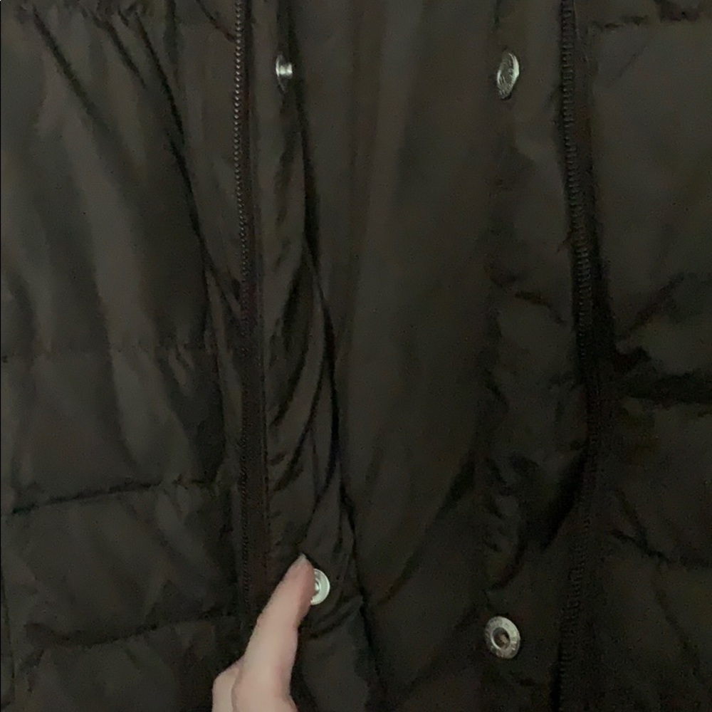 Long brown winter jacket - Picture 4 of 6